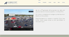 Desktop Screenshot of albrechtinc.com